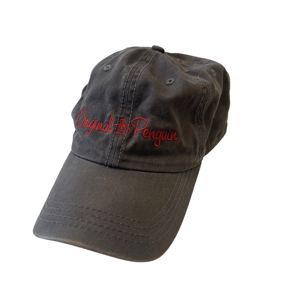 Original Penguin Baseball Cap Dad Hat Adjustable Casual Brown